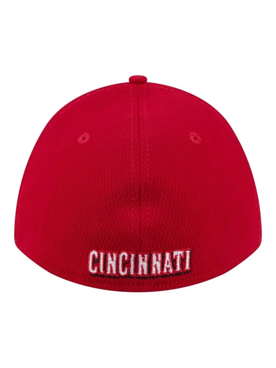 Мужская красная бейсболка Cincinnati Reds Dash 39THIRTY Flex New Era — изображение 4 из 5, красный