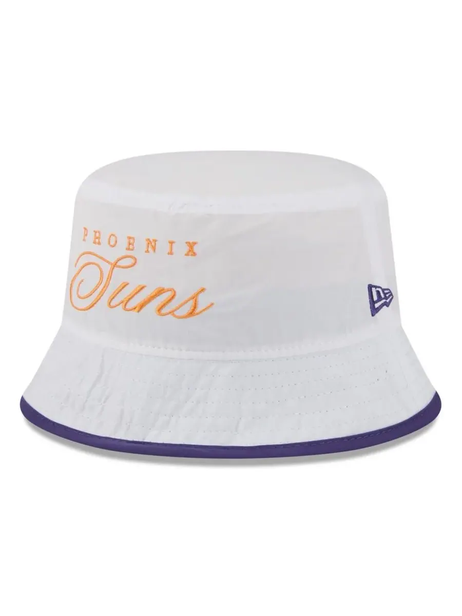 New Era Мужская нейлоновая панама белого/фиолетового цвета с символикой Phoenix Suns и символикой — изображение 3 из 4