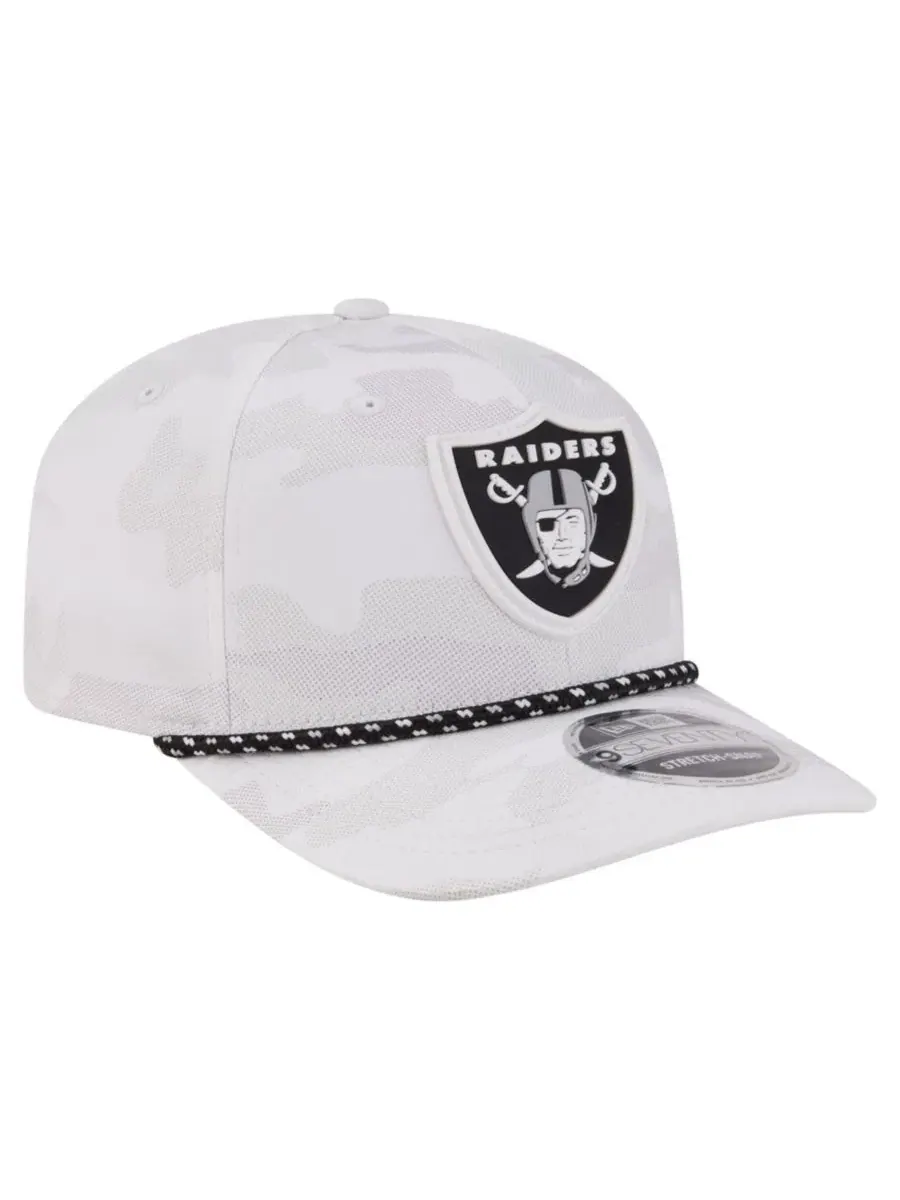 Бейсболка New Era Las Vegas Raiders Camo Rope 9SEVENTY — изображение 3 из 7, белый