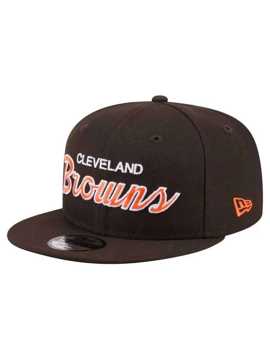 Кепка-снэпбек Cleveland Browns Core Team Script 9FIFTY New Era