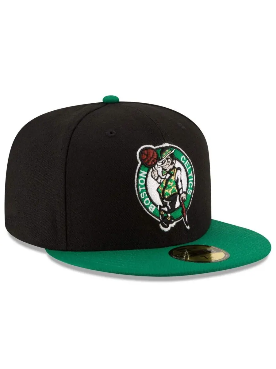 Бейсболка New Era с вышивкой Boston Celtics — изображение 3 из 5, черный зеленый
