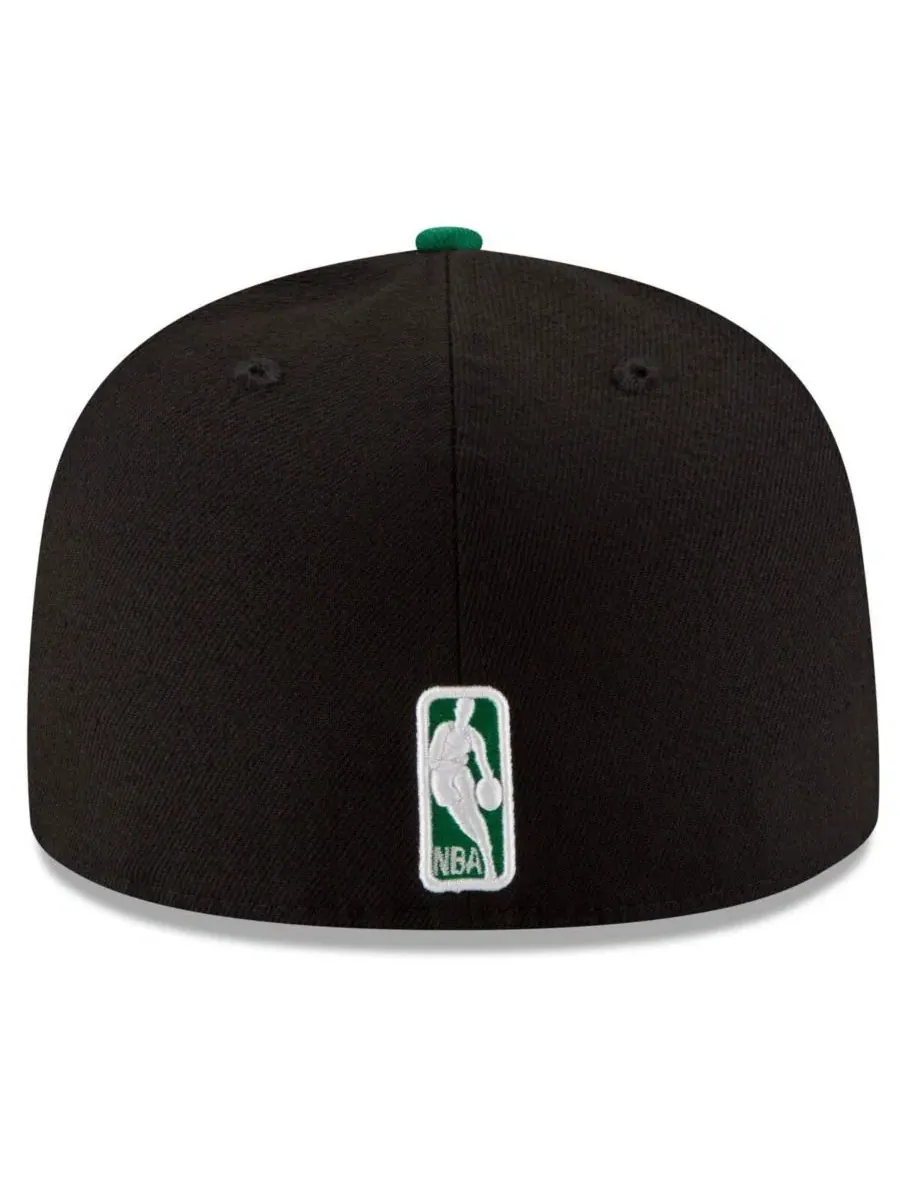 Бейсболка New Era с вышивкой Boston Celtics — изображение 4 из 5, черный зеленый