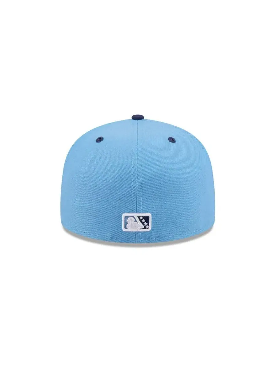 Кепка 59FIFTY с принтом в полоску New Era — изображение 4 из 4, светлый синий