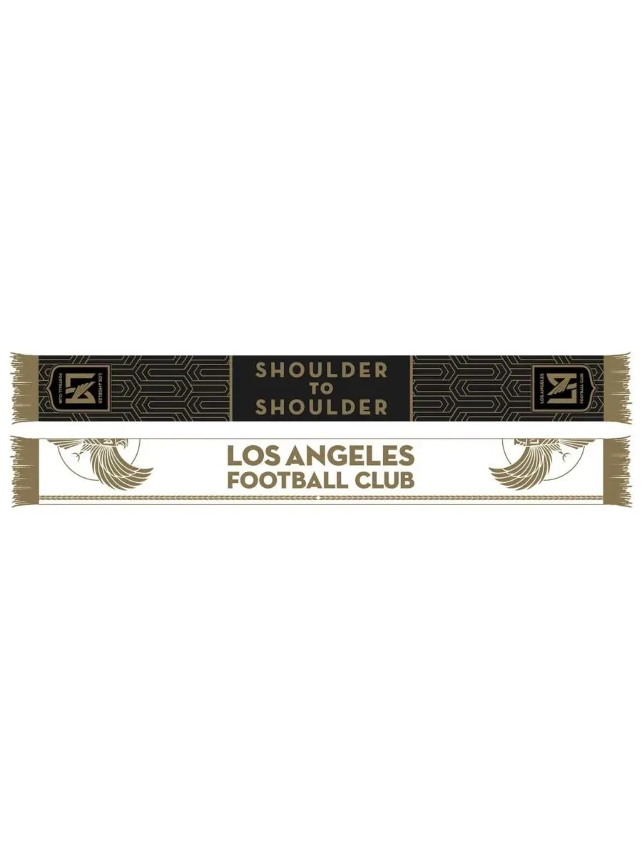 Шарф с двойным дизайном LAFC Jersey Hook Ruffneck Scarves — белый