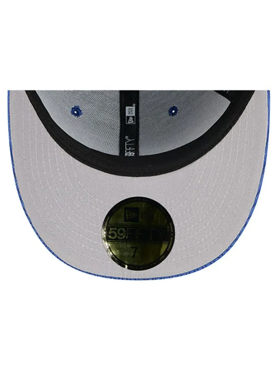 Мужская бейсболка Royal Los Angeles Dodgers Chenille Pop 59FIFTY Fitted Hat New Era — изображение 5 из 5, королевский