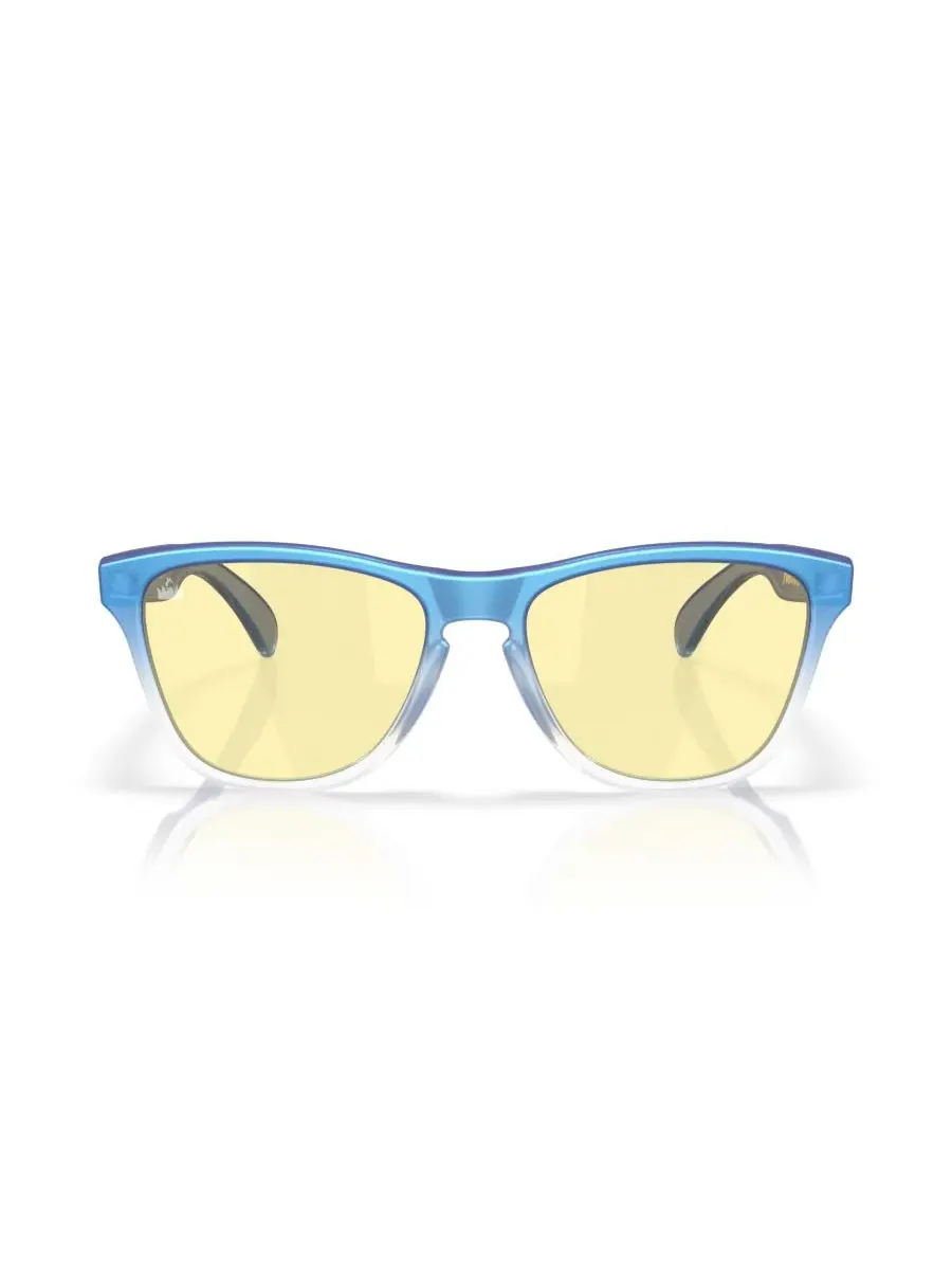 Солнцезащитные очки JR Frogskins, размер XS (детский) OJ9006 Oakley — изображение 2 из 6, голубой//прозрачный