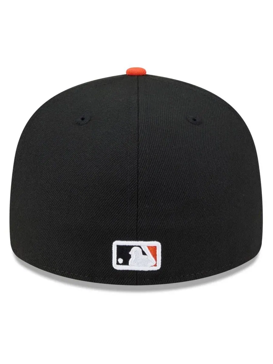 Бейсболка New Era с вышитым логотипом San Francisco Giants, 2026 Spring Training — изображение 4 из 4, черный оранжевый