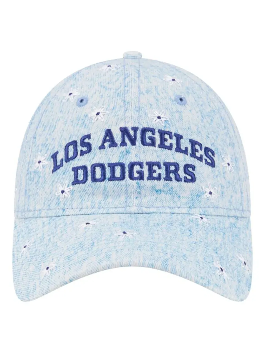 Кепка New Era с вышивкой ромашек, Los Angeles Dodgers Daisy All Over 9TWENTY — изображение 5 из 5, светлый синий