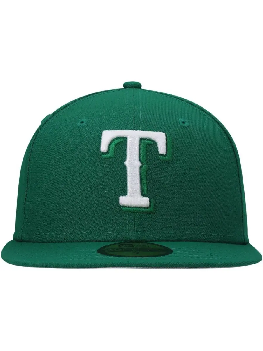 Кепка New Era с вышитым логотипом Texas Rangers — изображение 2 из 5, зеленый