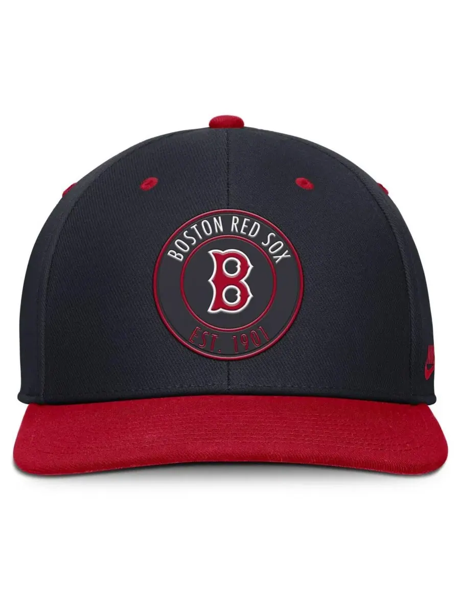 Бейсболка Nike Cooperstown Collection Pro Dri-FIT Snapback — изображение 2 из 4, темно-синий красный