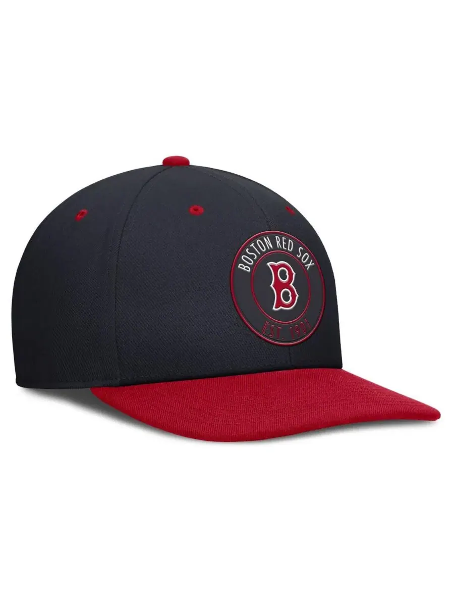 Бейсболка Nike Cooperstown Collection Pro Dri-FIT Snapback — изображение 3 из 4, темно-синий красный