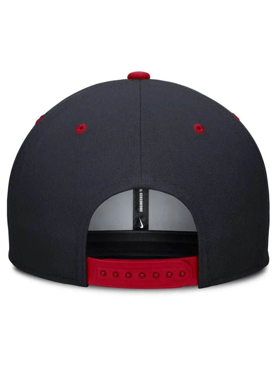 Бейсболка Nike Cooperstown Collection Pro Dri-FIT Snapback — изображение 4 из 4, темно-синий красный