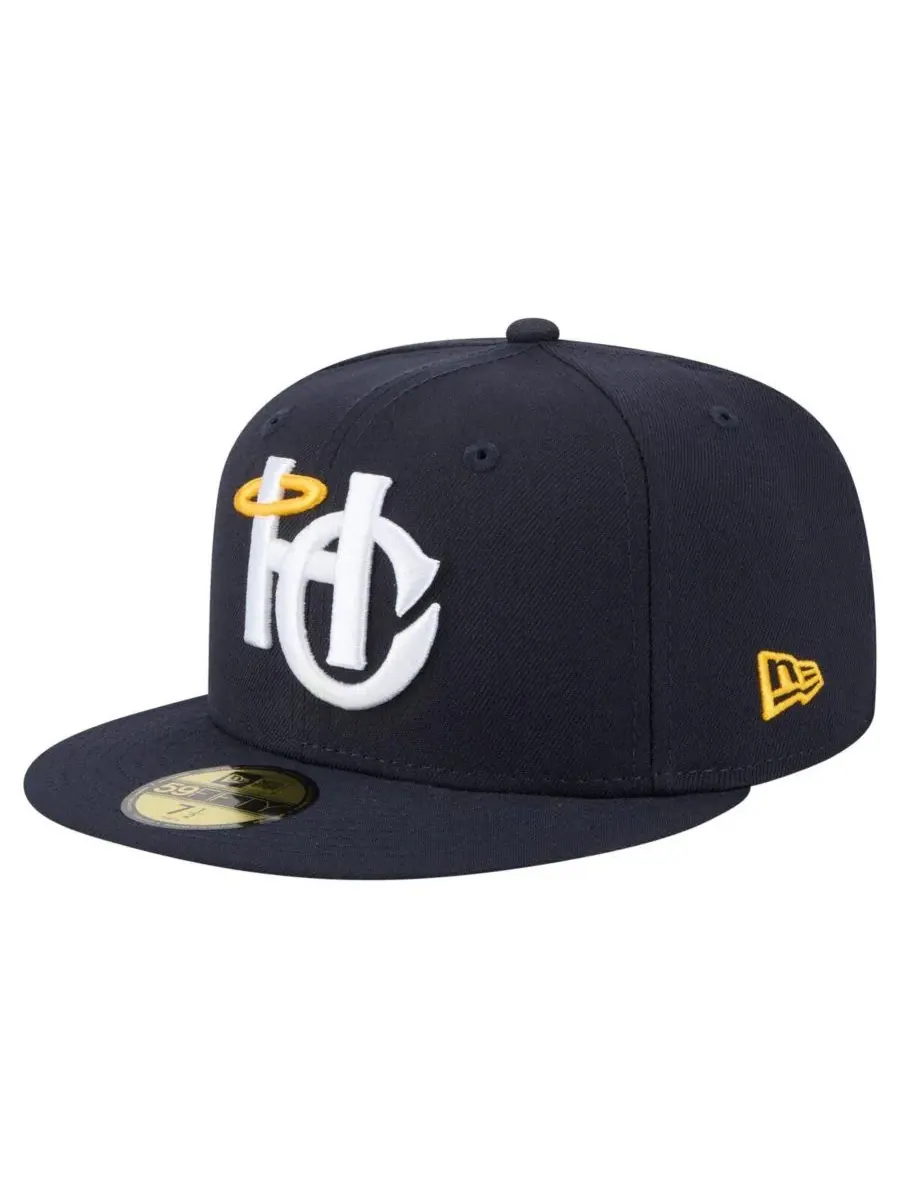 New Era Мужская темно-синяя кепка Charleston RiverDogs из коллекции Authentic Collection 59FIFTY