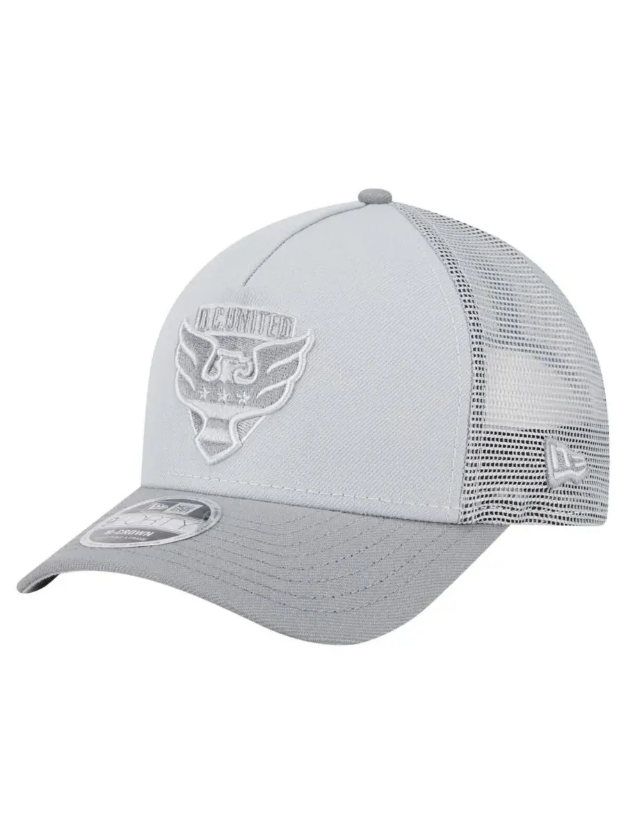 New Era Мужская серая регулируемая кепка-тракер DC United Color Pack 9FORTY A-Frame
