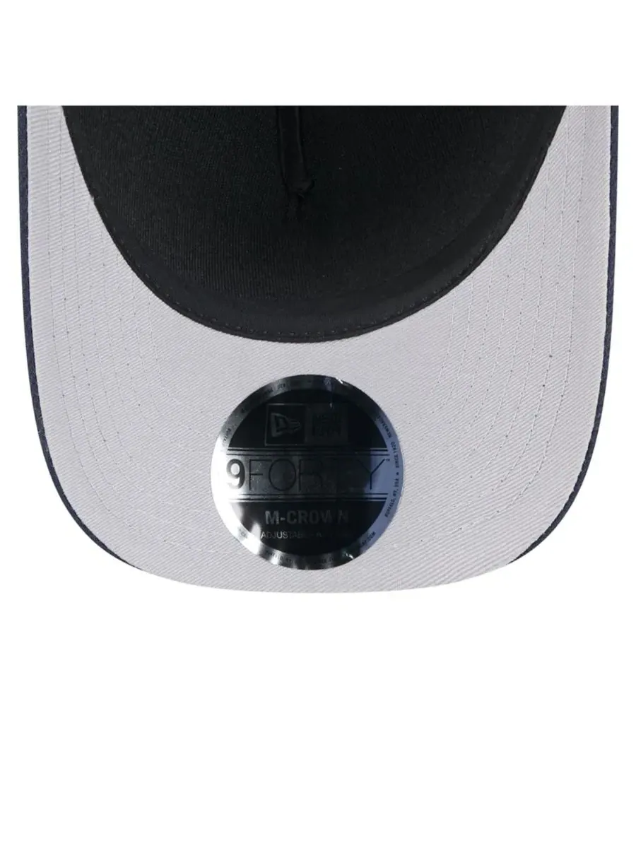 New Era Мужская кепка 9FORTY A-Frame M-Crown с регулируемой высотой, черная/темно-синяя, с — изображение 5 из 5