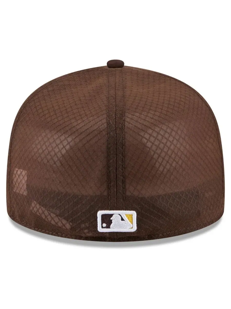 Кепка 59FIFTY с вышивкой логотипа San Diego Padres New Era — изображение 4 из 5, коричневый