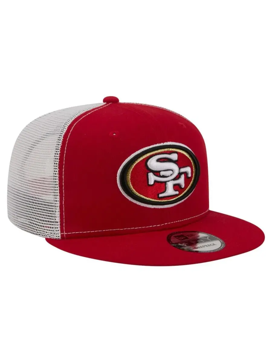 Кепка-снапбек с высокой тульей и сетчатыми вставками, San Francisco 49ers Core Team 9FIFTY New Era — изображение 3 из 4, алый