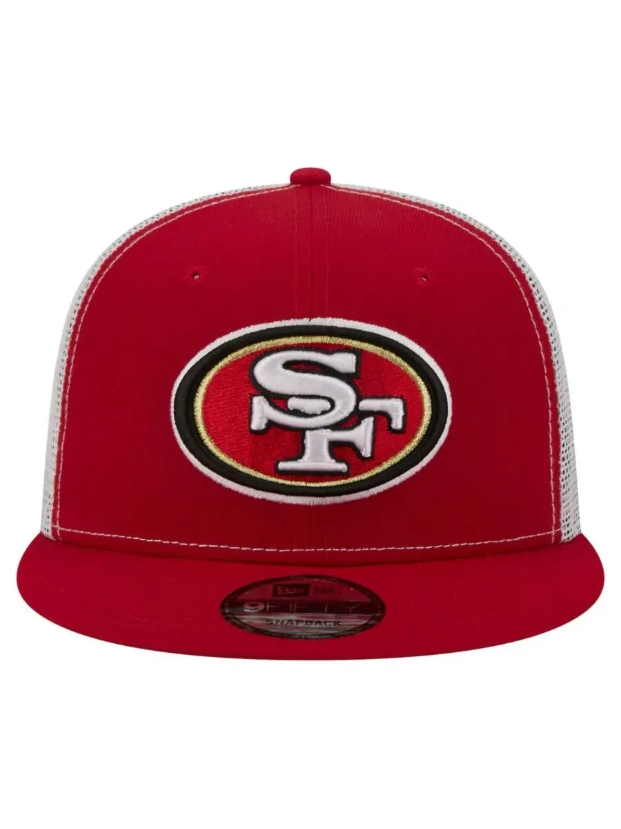 Кепка-снапбек с высокой тульей и сетчатыми вставками, San Francisco 49ers Core Team 9FIFTY New Era — изображение 4 из 4, алый