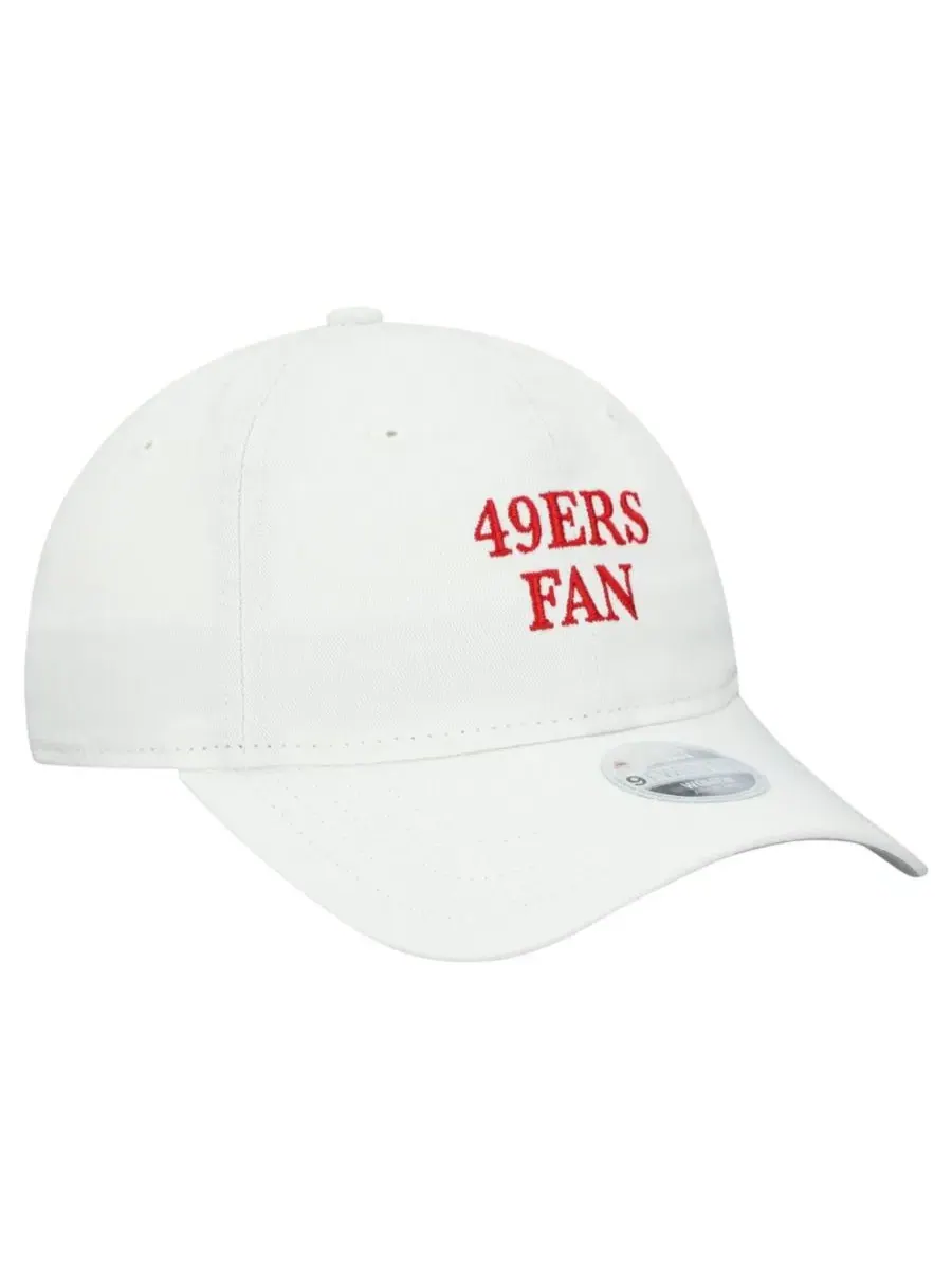 Кепка с вышивкой San Francisco 49ers New Era — изображение 3 из 4, белый