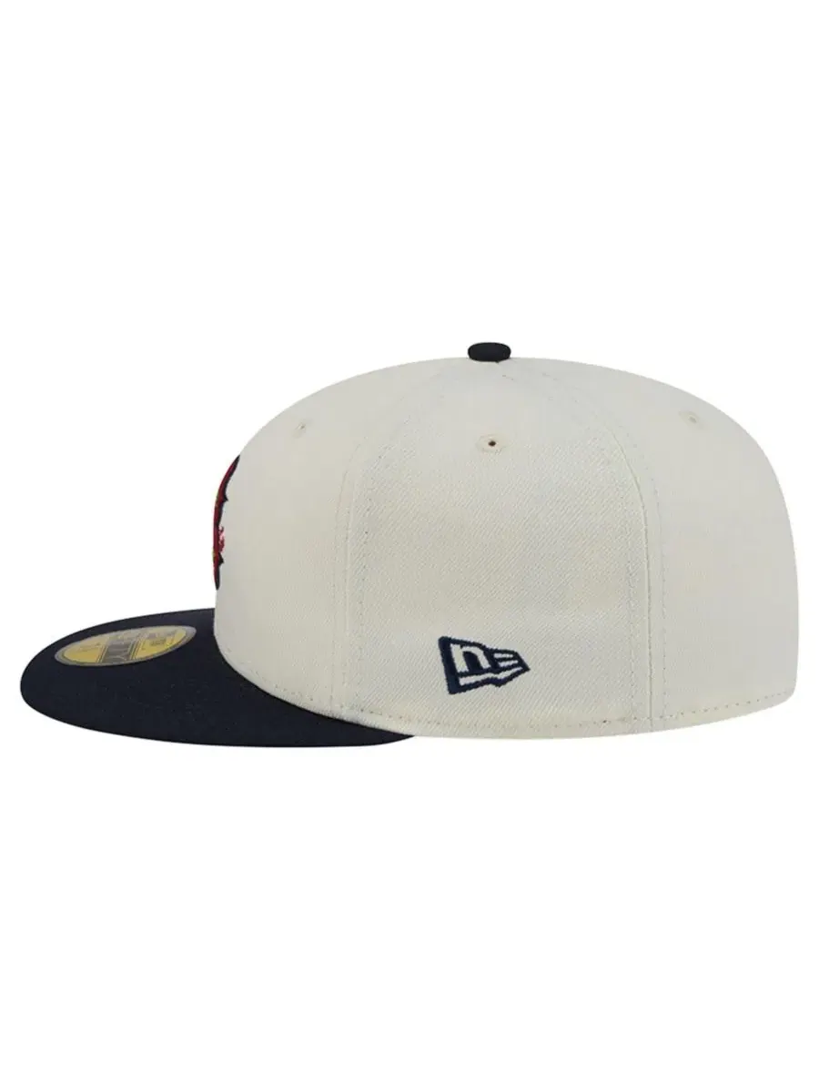 Кепка New Era с вышивкой — изображение 7 из 7, белый темно-синий