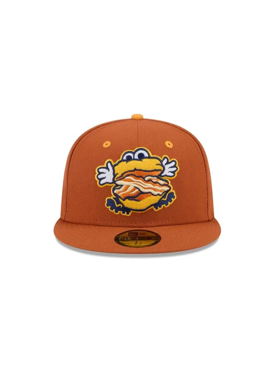 Кепка New Era 59FIFTY с высокой тульей и плоским козырьком — изображение 2 из 4, коричневый