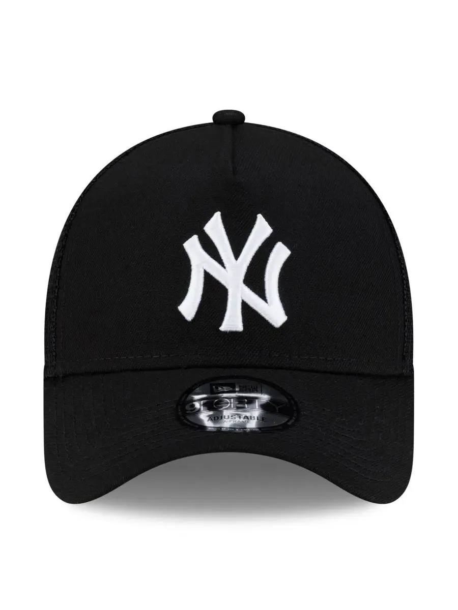 Кепка-тракер New York Yankees Side Script 9FORTY A-Frame New Era — изображение 2 из 5, черный