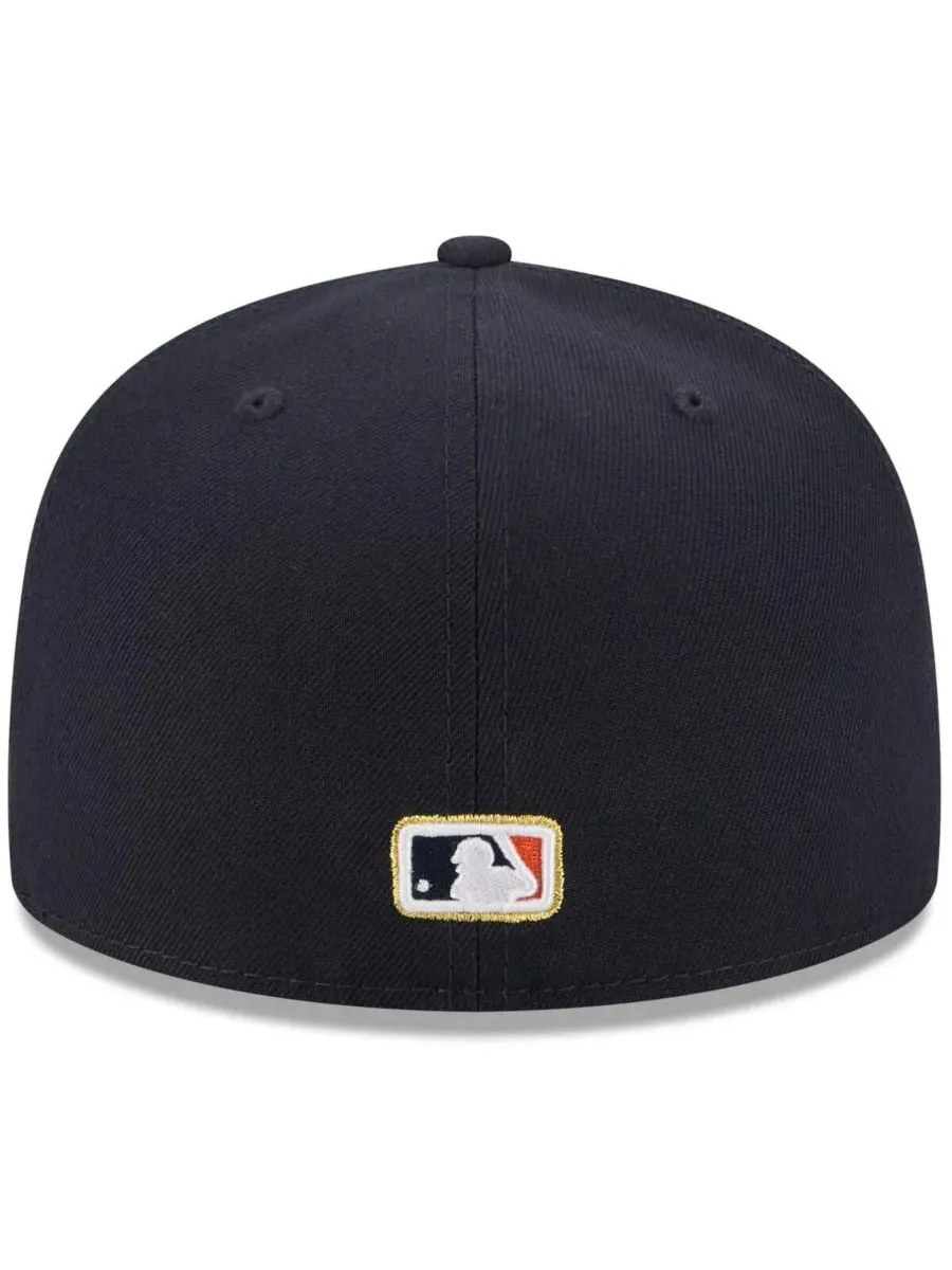 New Era Мужская темно-синяя бейсболка Houston Astros 2025 59FIFTY Day 59FIFTY с булавками — изображение 3 из 4, темно-синий