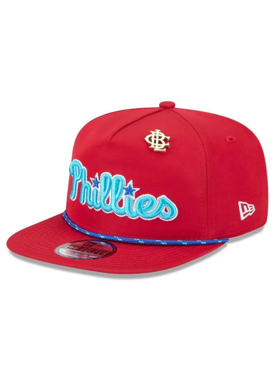 New Era Мужская красная кепка-бейсболка Philadelphia Phillies 2025 Big League Chew с регулируемой