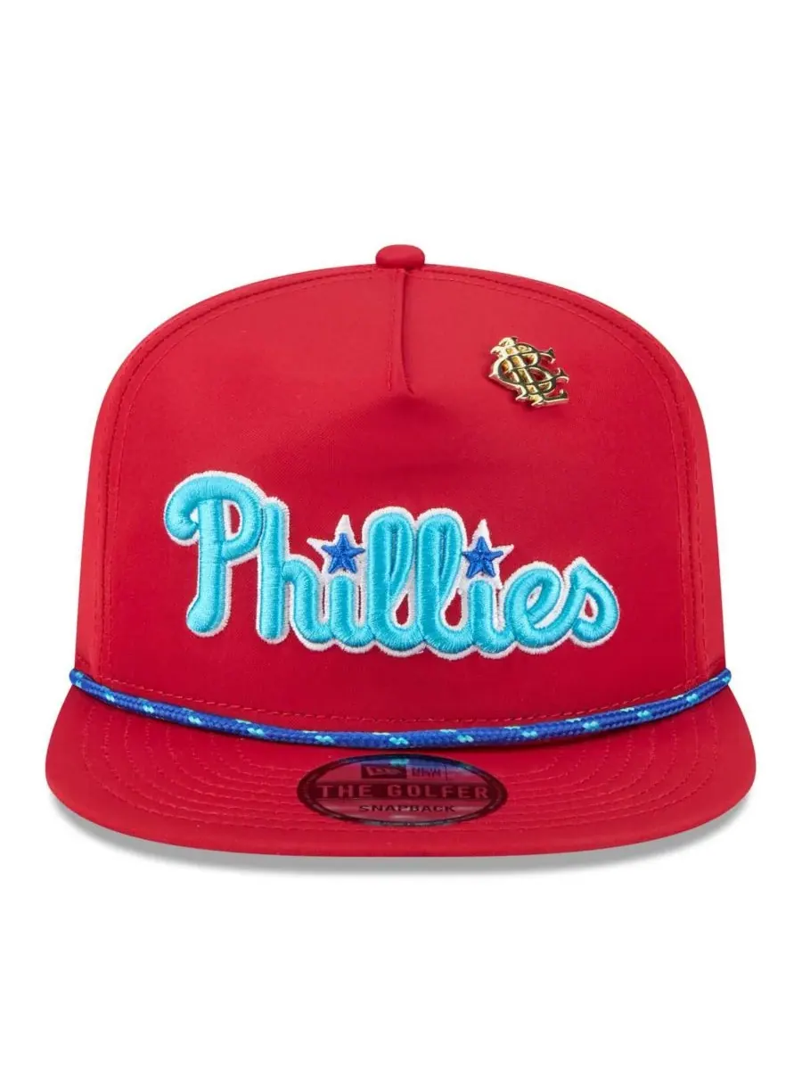 New Era Мужская красная кепка-бейсболка Philadelphia Phillies 2025 Big League Chew с регулируемой — изображение 2 из 4