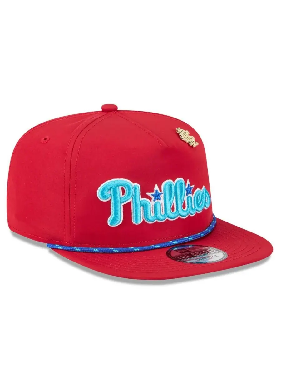 New Era Мужская красная кепка-бейсболка Philadelphia Phillies 2025 Big League Chew с регулируемой — изображение 3 из 4