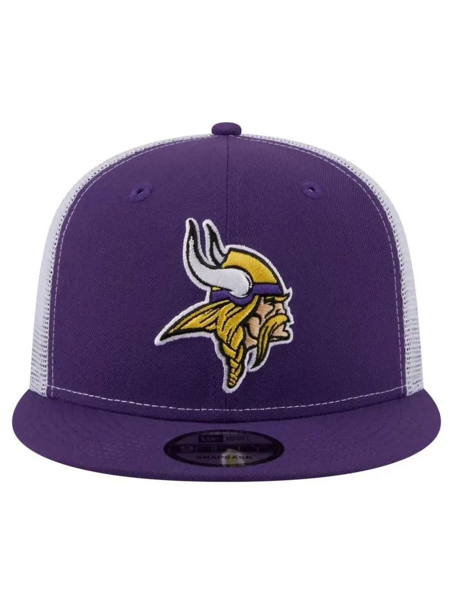 Кепка-снапбек с вышитым логотипом Minnesota Vikings New Era — изображение 2 из 5, фиолетовый