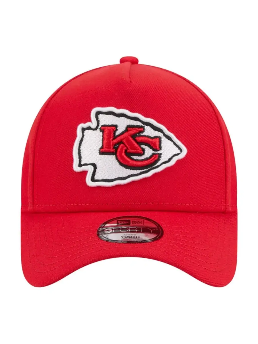 Кепка с эмблемой Kansas City Chiefs New Era — изображение 2 из 7, красный