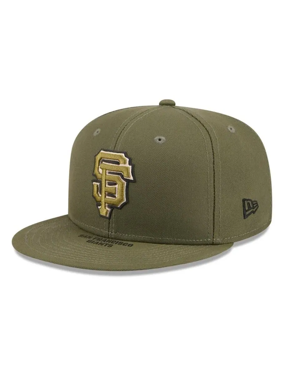 Кепка New Era с вышитым логотипом San Francisco Giants — изображение 3 из 5, оливковый