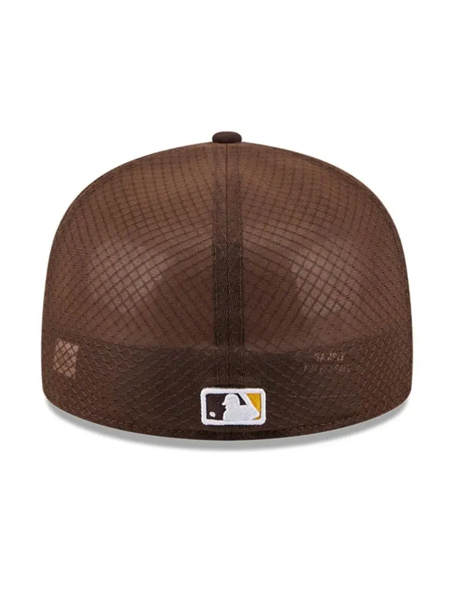 Бейсболка New Era San Diego Padres 2026 Batting Practice 59FIFTY — изображение 4 из 5, коричневый