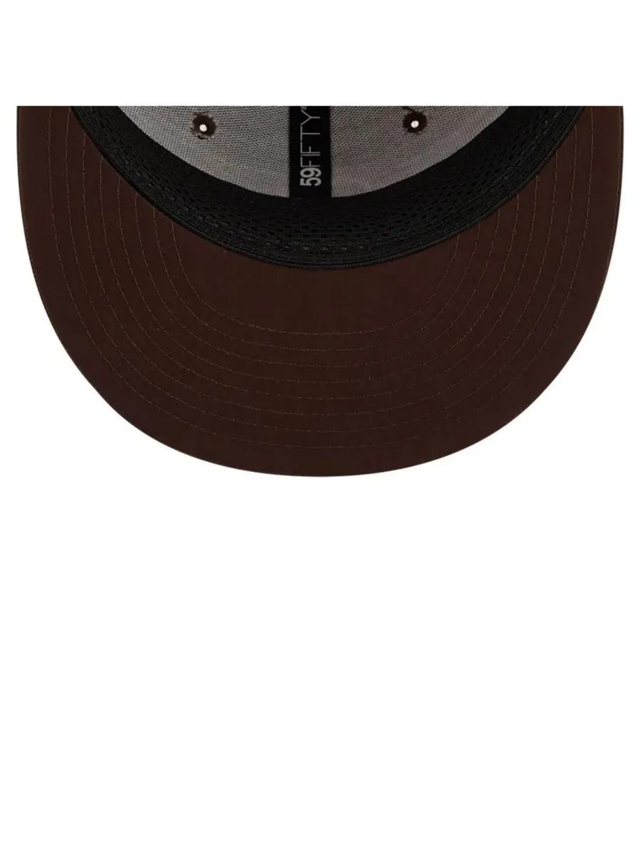 Бейсболка New Era San Diego Padres 2026 Batting Practice 59FIFTY — изображение 5 из 5, коричневый