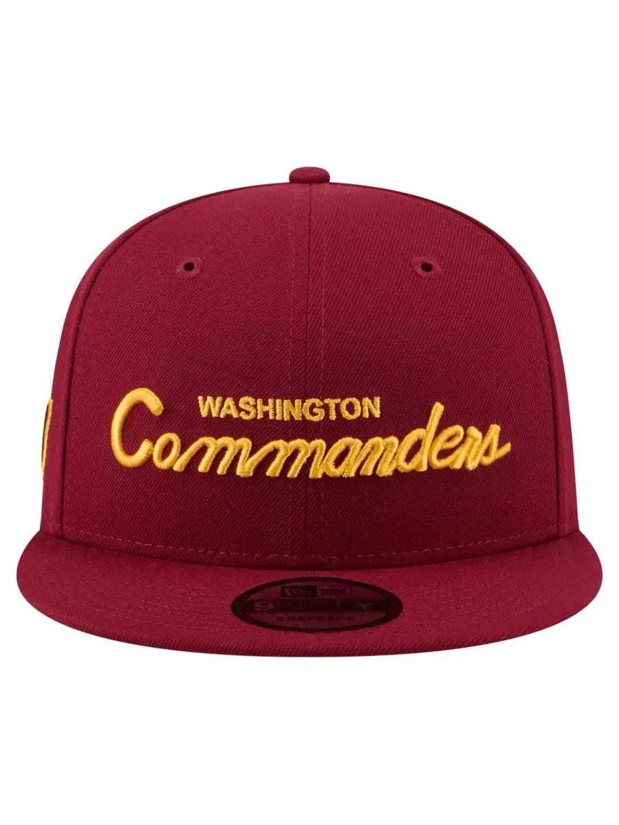 Кепка-снэпбек с вышивкой Washington Commanders New Era — изображение 2 из 5, бордовый
