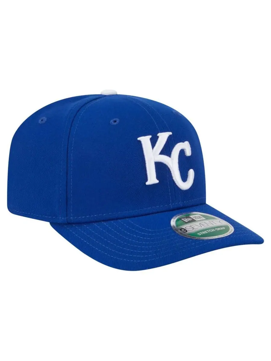 Мужская регулируемая бейсболка Royal Kansas City Royals Player Replica 9SEVENTY New Era — изображение 4 из 5, королевский