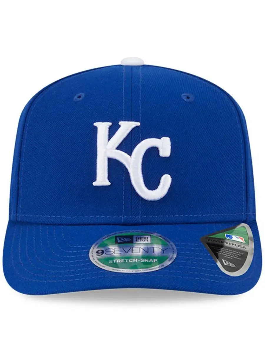 Мужская регулируемая бейсболка Royal Kansas City Royals Player Replica 9SEVENTY New Era — изображение 5 из 5, королевский