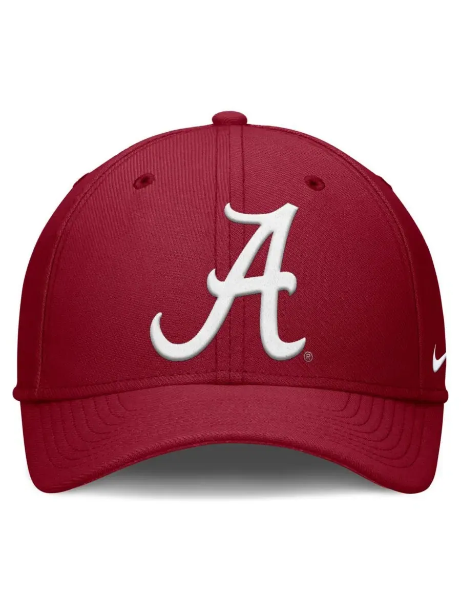 Кепка Nike Rise Swoosh Dri-FIT Flex Hat — изображение 2 из 4, красный