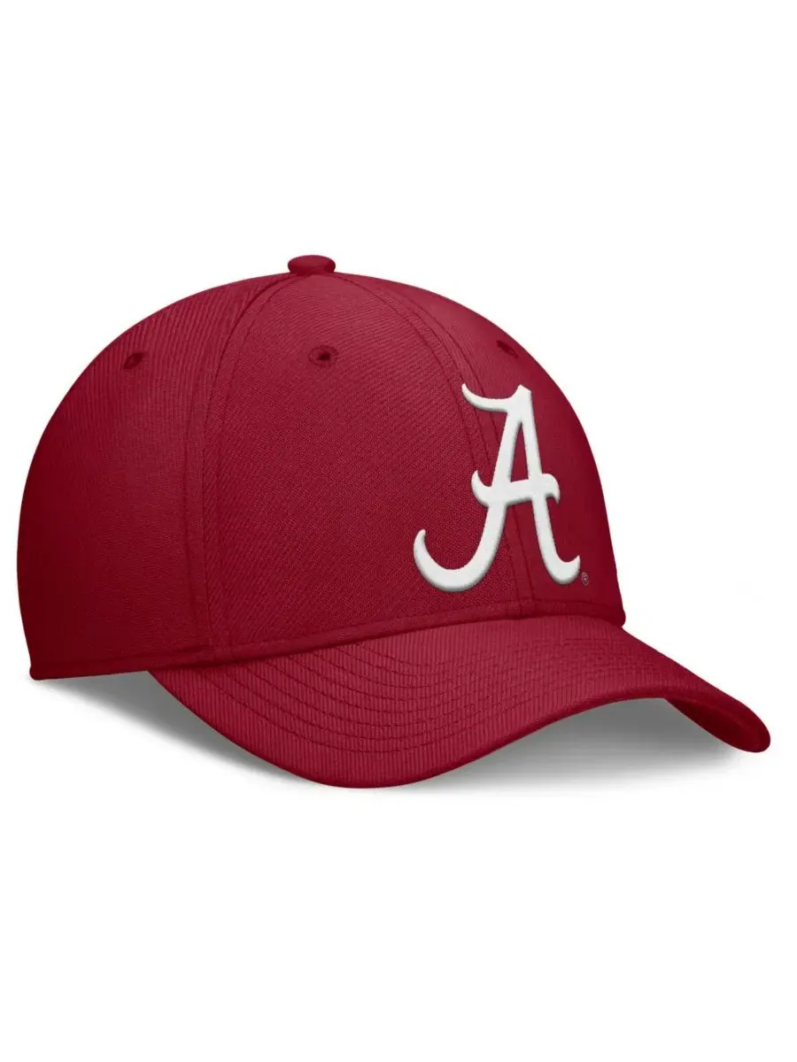 Кепка Nike Rise Swoosh Dri-FIT Flex Hat — изображение 3 из 4, красный