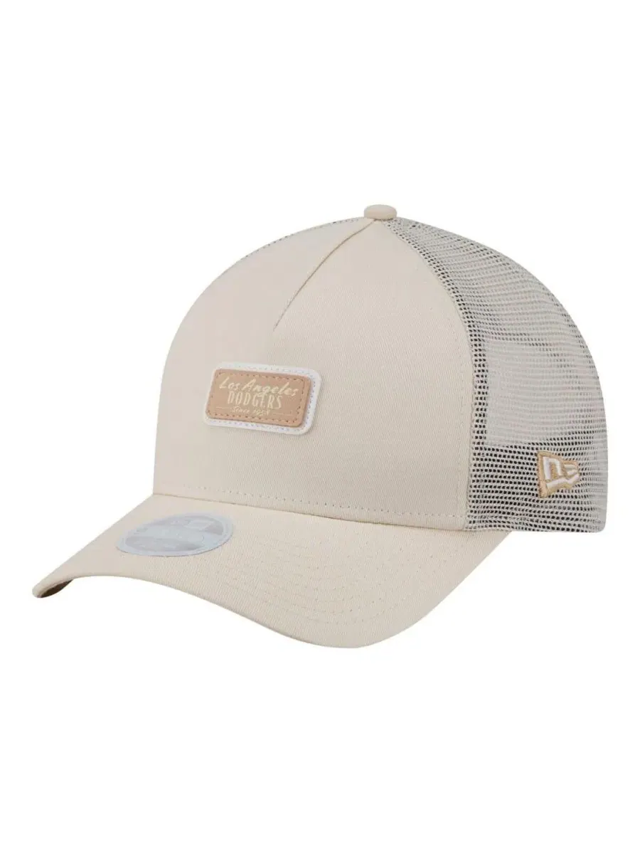 Кепка-тракер с козырьком и принтом Los Angeles Dodgers Tonal Patch 9FORTY M-Crown A-Frame New Era