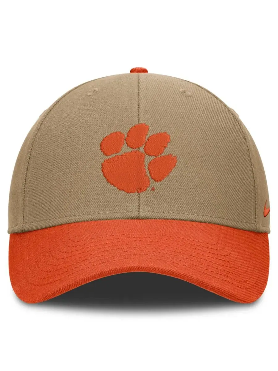 Кепка с эмблемой Clemson Tigers Nike — изображение 2 из 4, бежевый оранжевый