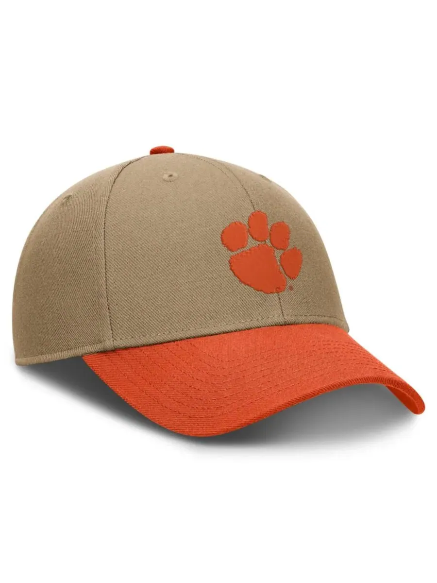 Кепка с эмблемой Clemson Tigers Nike — изображение 3 из 4, бежевый оранжевый