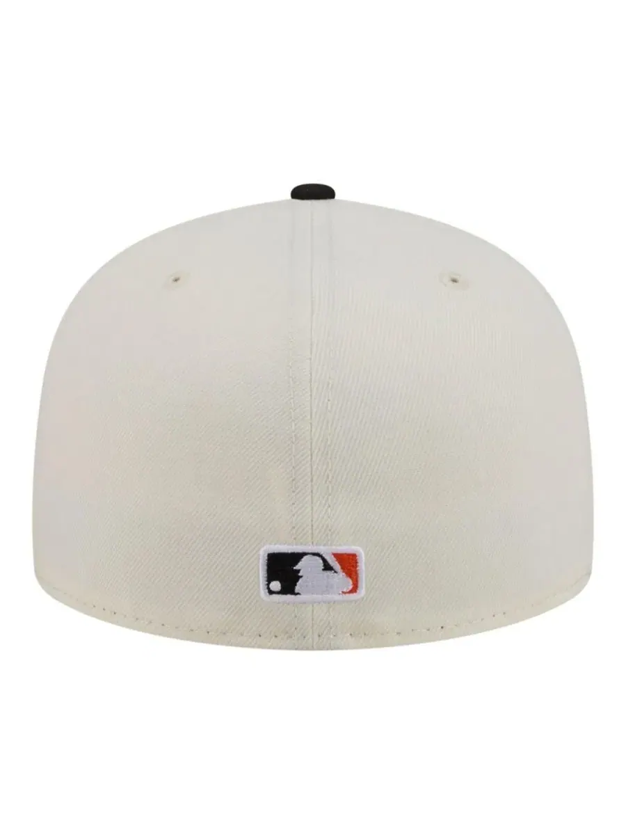 Кепка New Era 59FIFTY с вышивкой, San Francisco Giants, Bullpen Cart — изображение 3 из 5, кремовый черный