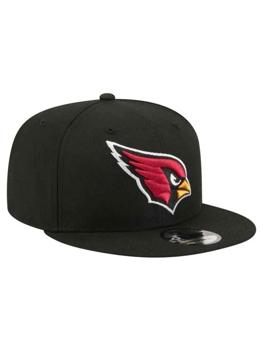 Кепка-снэпбек с высокой тульей и плоским козырьком Arizona Cardinals New Era — изображение 4 из 5, черный