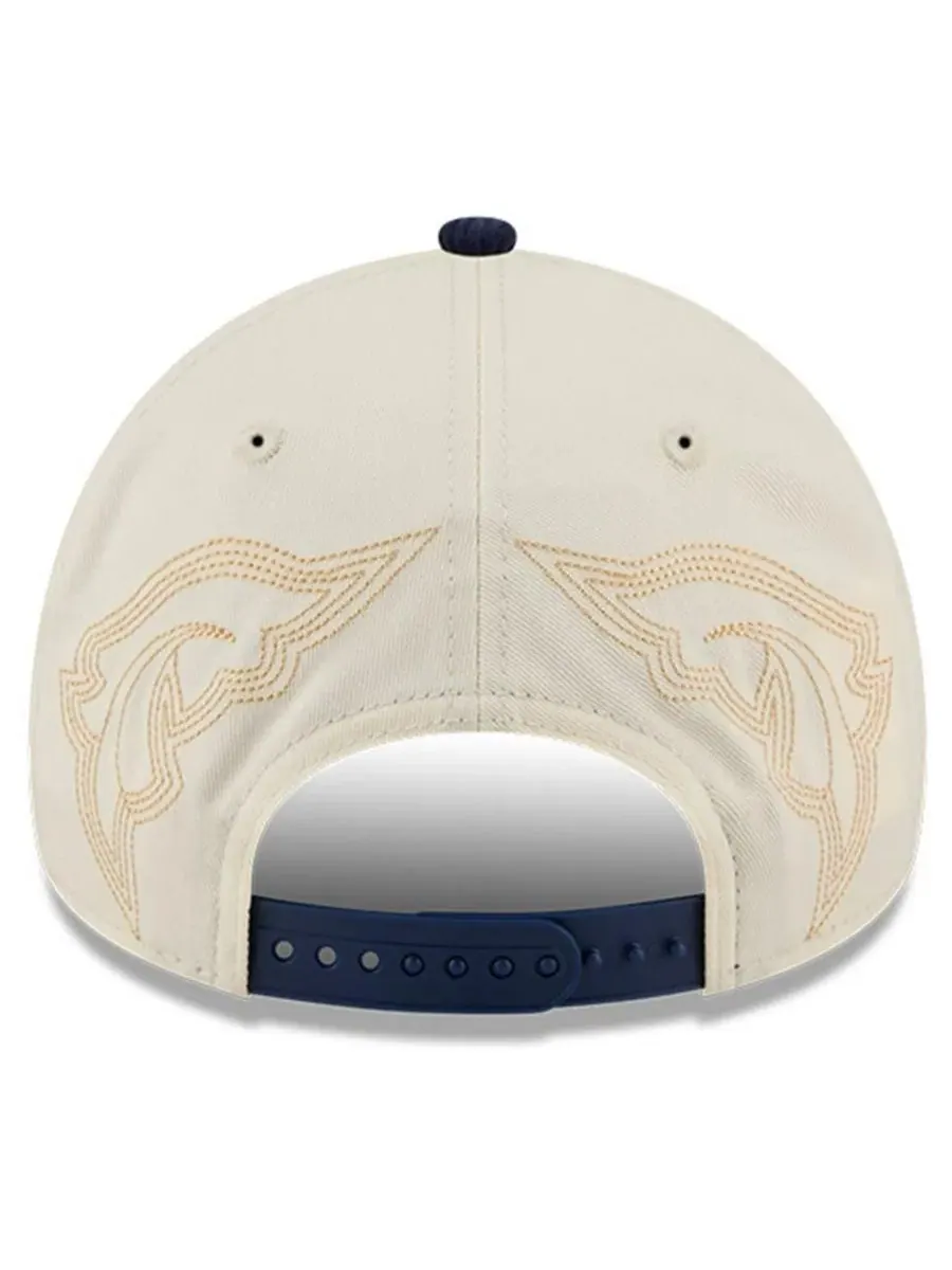Кепка Western Stitch 9FORTY A-Frame New Era — изображение 3 из 5, серый