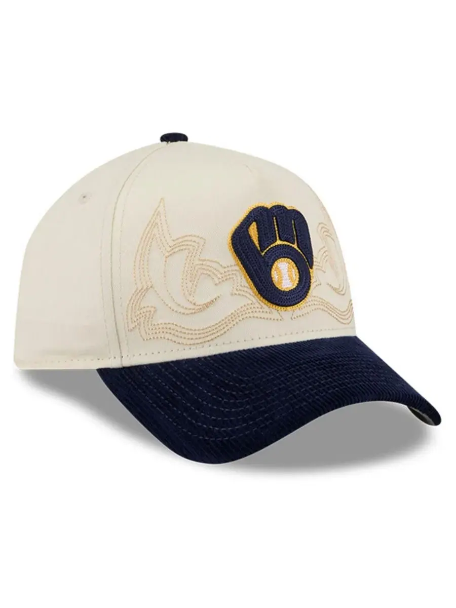 Кепка Western Stitch 9FORTY A-Frame New Era — изображение 5 из 5, серый