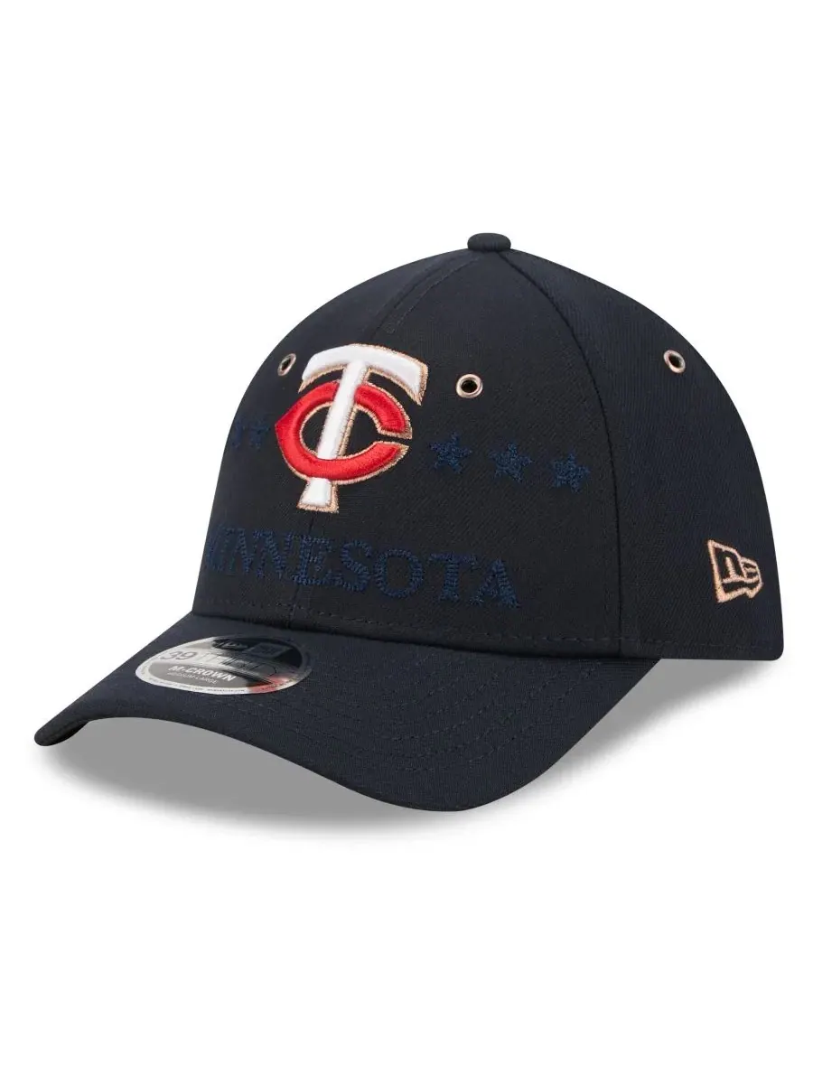 Кепка с вышивкой Minnesota Twins New Era — изображение 3 из 5, темно-синий