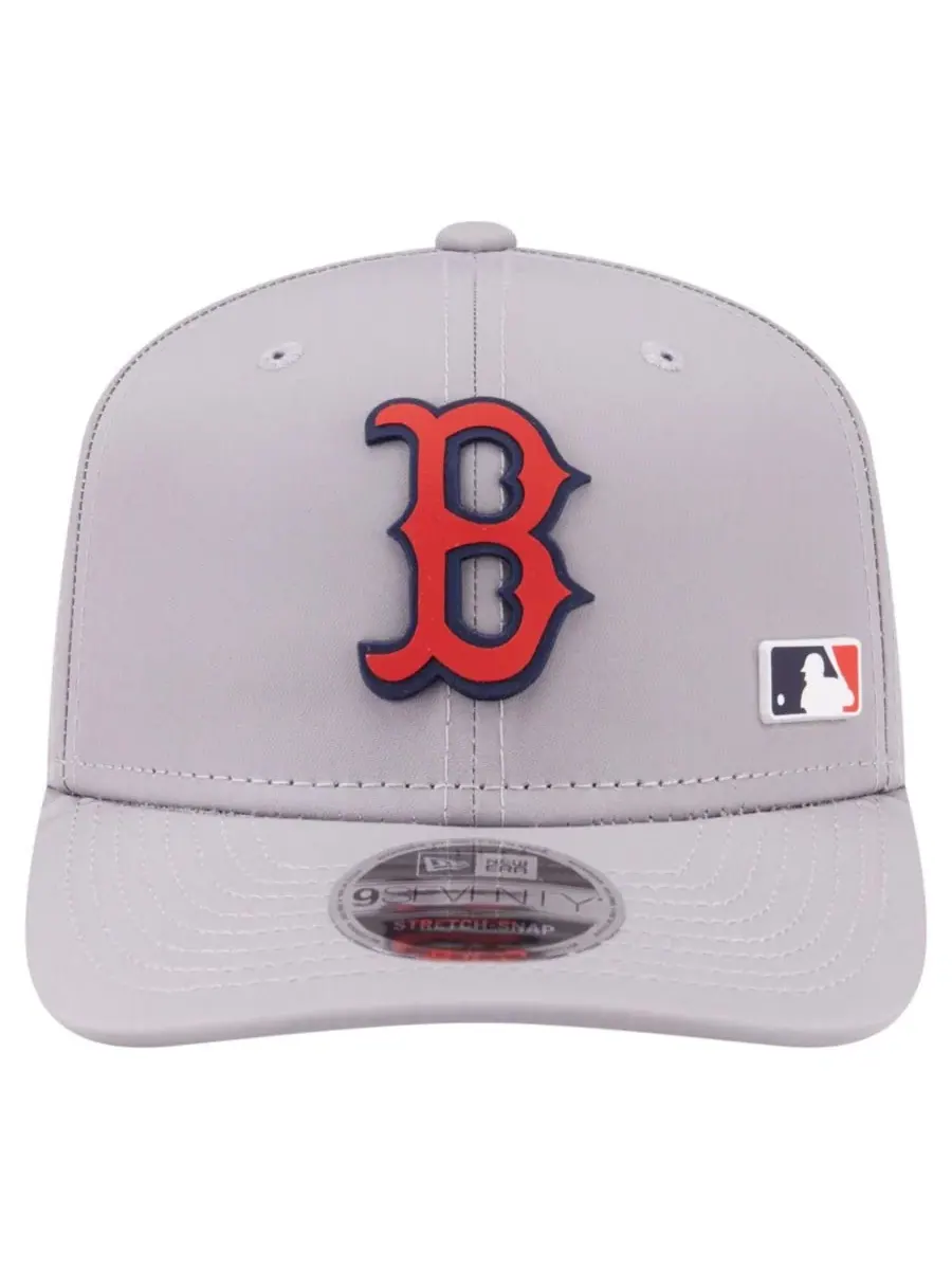 Кепка Boston Red Sox с перфорацией, модель 9SEVENTY New Era — изображение 5 из 5, серый