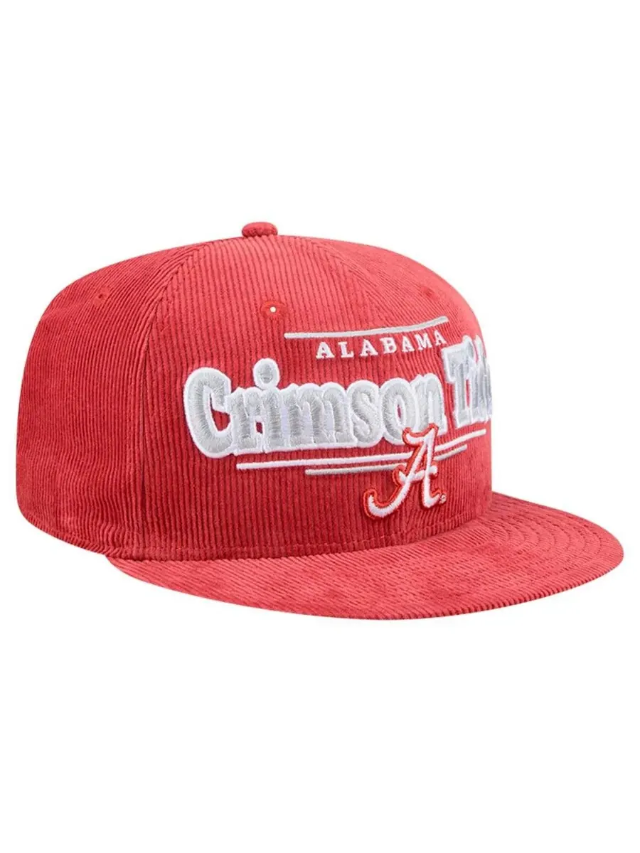 New Era Мужская кепка-снепбек Crimson Alabama Crimson Tide Display 9FIFTY — изображение 4 из 5, красный